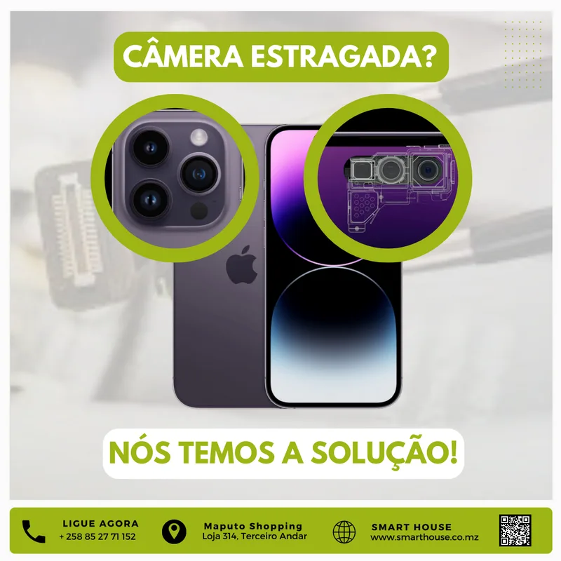 Post Instagram Smart House — Câmera estragada: diagnóstico e reparação profissional